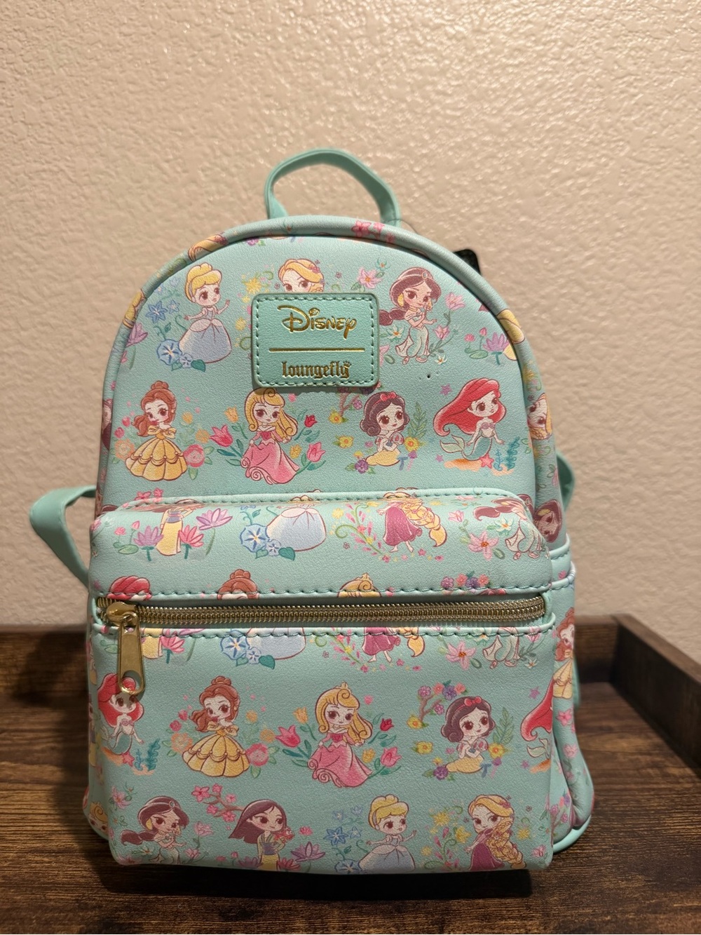 Loungefly Mint Disney Princess Mini Backpack for Kids